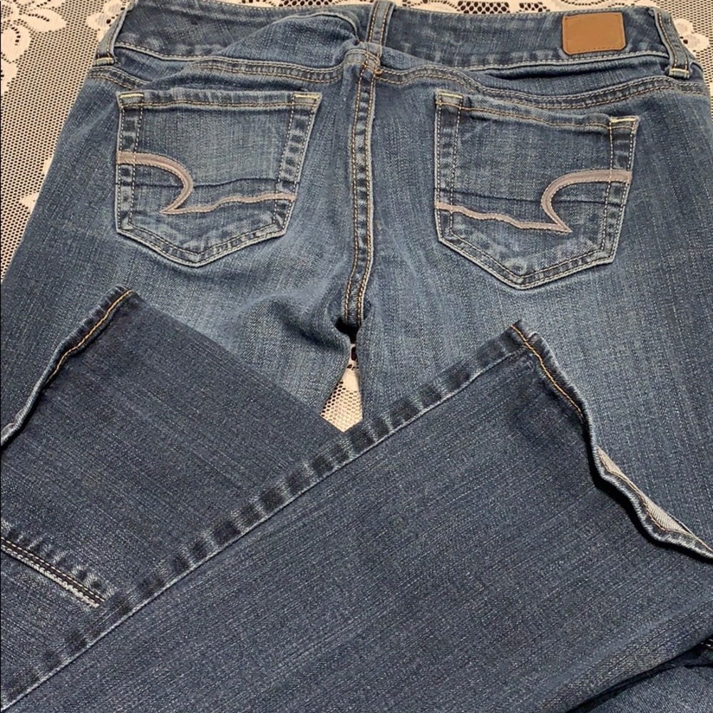 American Eagle Stretch Jeans Size 2 Flare - Picture 6 of 6